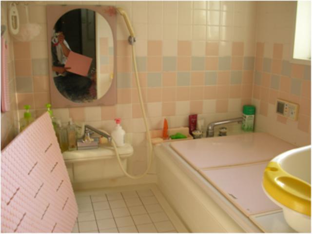 栃木小山　オール電化浴室施工前